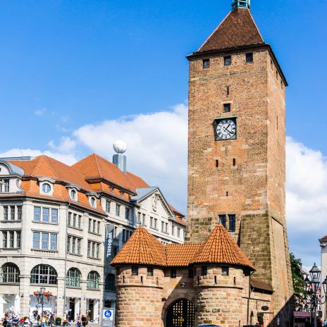 Weißer Turm in Nürnberg Weißer Turm in Nürnberg