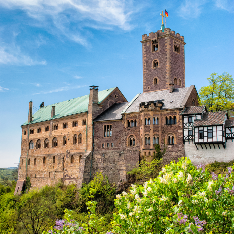 Die Wartburg bei Eisenach im Thüringer Wald - ©Andreas/stock.adobe.com Die Wartburg bei Eisenach im Thüringer Wald - ©Andreas/stock.adobe.com