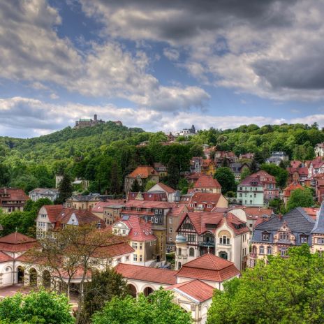 Blick über Eisenach