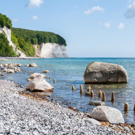 Kreidefelsen auf der Insel Rügen