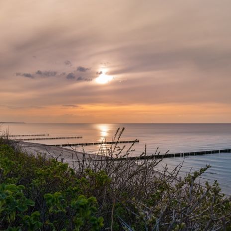 Abendstimmung am Strand von Börgerende-Rethwisch