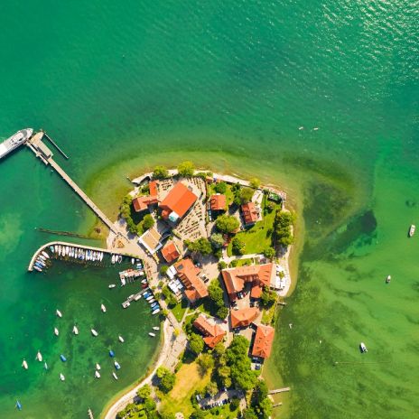 Luftaufnahme von Wasserburg am Bodensee Luftaufnahme von Wasserburg am Bodensee