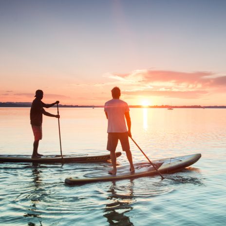 Stand Up Paddeling am Chiemsee