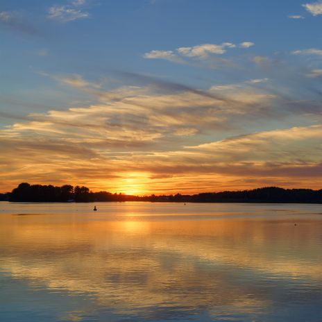 Abendstimmung an der Müritz