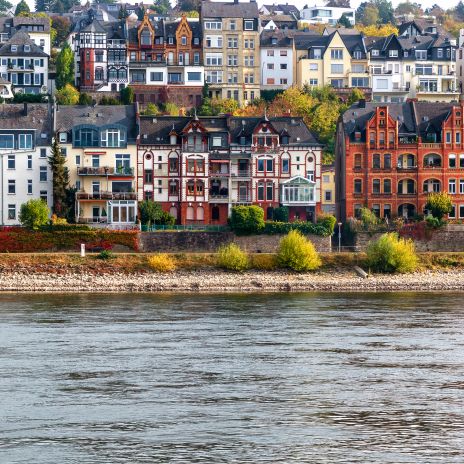 Rheinufer in Koblenz Rheinufer in Koblenz