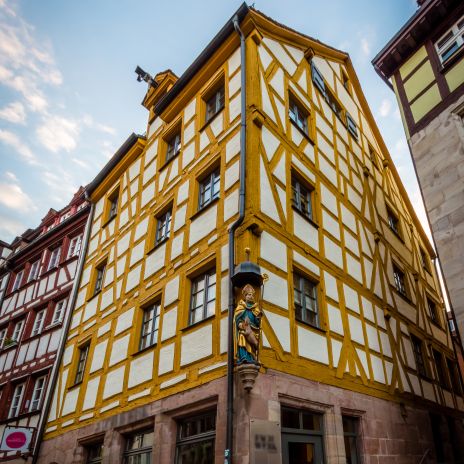 Fachwerk in Nürnberger Altstadt Fachwerk in Nürnberger Altstadt