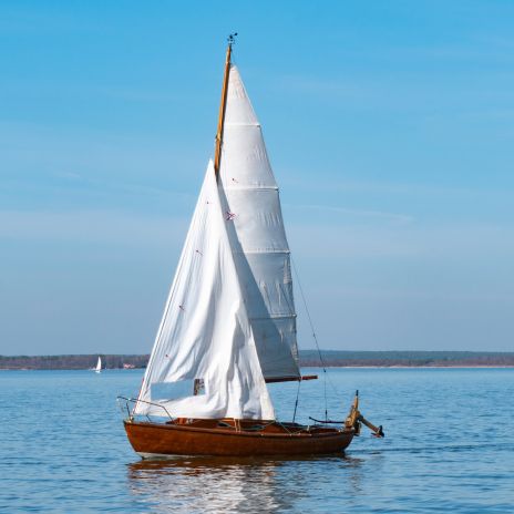 Seegelboot auf dem Steinhuder Meer Seegelboot auf dem Steinhuder Meer