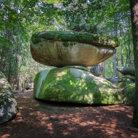 Der Wackelstein bei Entschenreuth im Bayerischen Wald