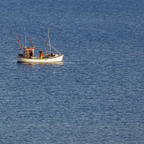 Fischkutter in der Lübecker Bucht Fischkutter in der Lübecker Bucht