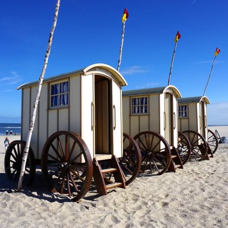 Badewagen auf Norderney Badewagen auf Norderney