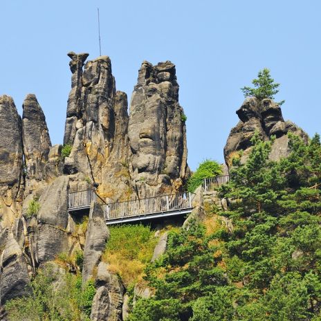 Nonnenfelsen im Zittauer Gebirge Nonnenfelsen im Zittauer Gebirge