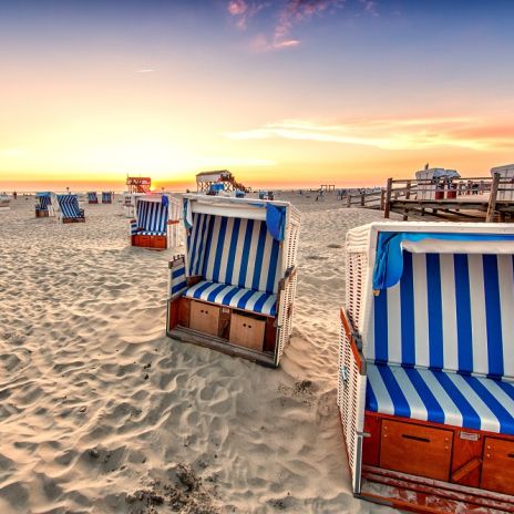 Strandkörbe in St. Peter-Ording