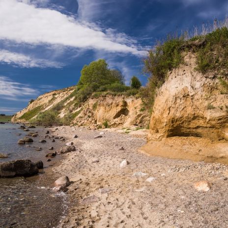 Steilküste am Mönchgut auf Rügen