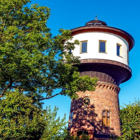 Wasserturm in Göhren auf Rügen