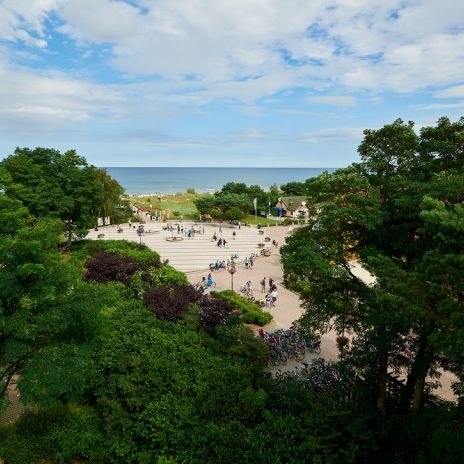 Kurplatz im Seebad Karlshagen