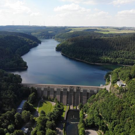 Oleftalsperre bei Hellenthal Oleftalsperre bei Hellenthal