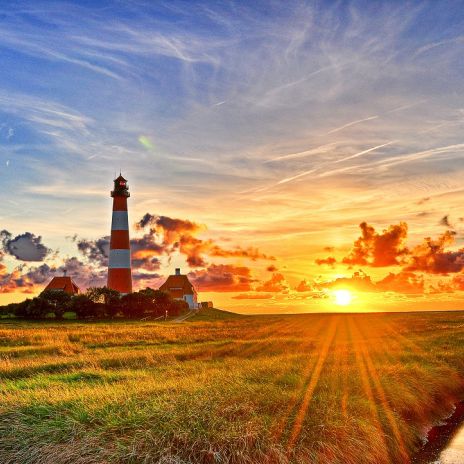 Westerhever Leuchtturm bei St. Peter-Ording