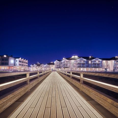 Heiligenhafen bei Nacht