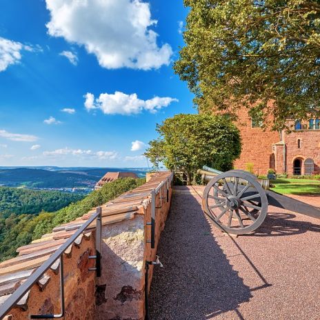 Kanone auf der Wartburg in Eisenach