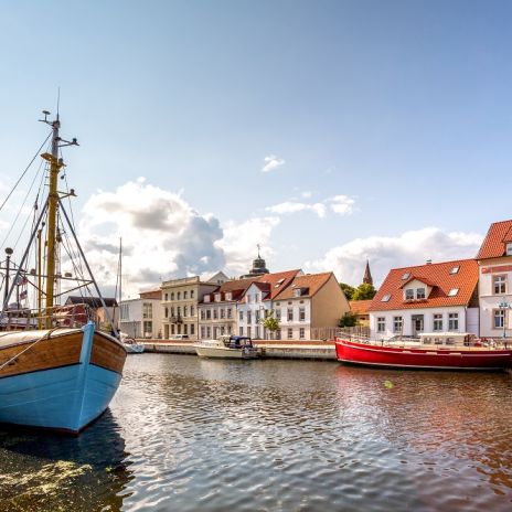 Hafenansicht von Ueckermünde Hafenansicht von Ueckermünde