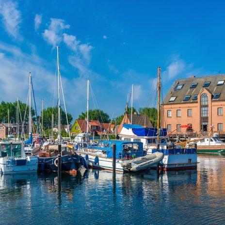 Hafen von Orth auf Fehmarn