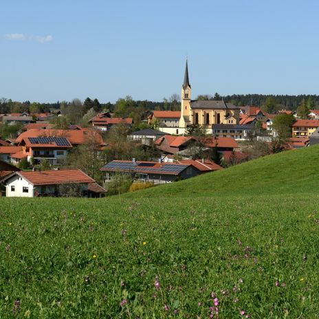 Blick über Chieming