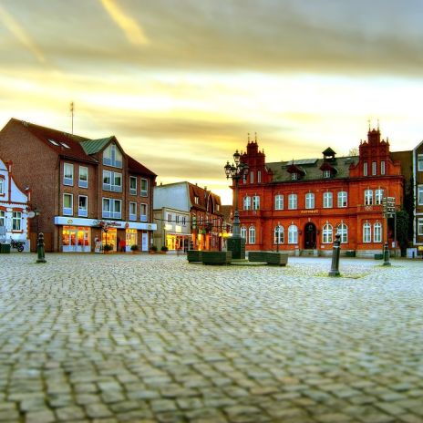 Marktplatz von Heiligenhafen Marktplatz von Heiligenhafen