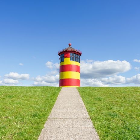 Leuchtturm in Pilsum in Krummhörn Leuchtturm in Pilsum in Krummhörn