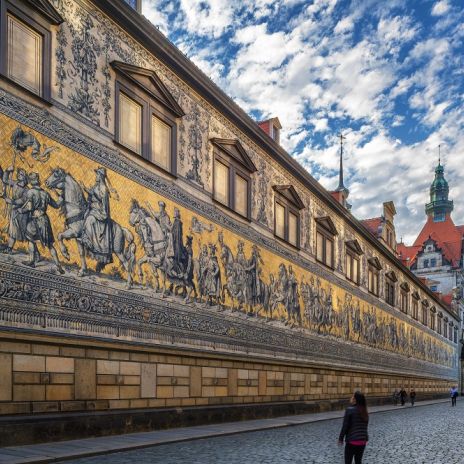 Der Fürstenzug in Dresden