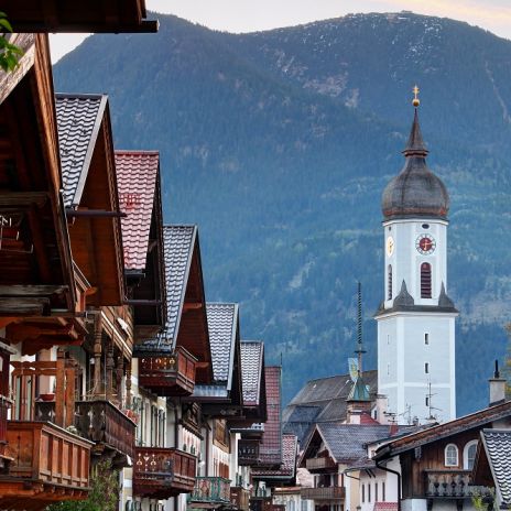 Historische Altstadt von Garmisch-Partenkirchen