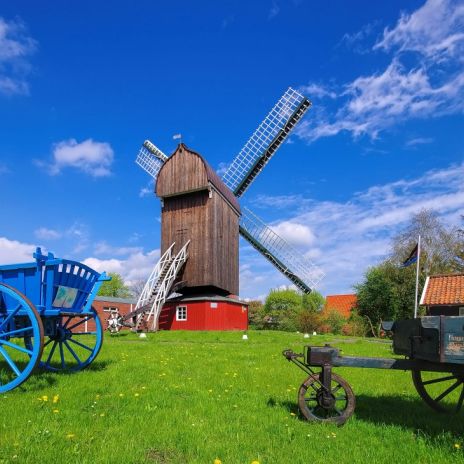 Bockwindmühle in Dornum Bockwindmühle in Dornum