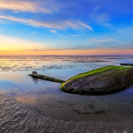 Schiffswrack bei Schillig Horumersiel Schiffswrack bei Schillig Horumersiel