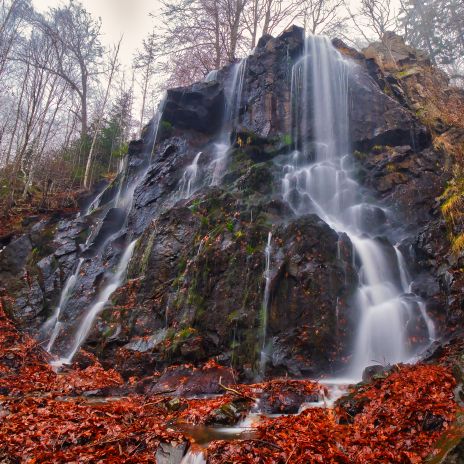 Radau Wasserfall bei Bad Harzburg im Herbst