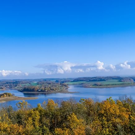 Talsperre Pöhl im Herbst