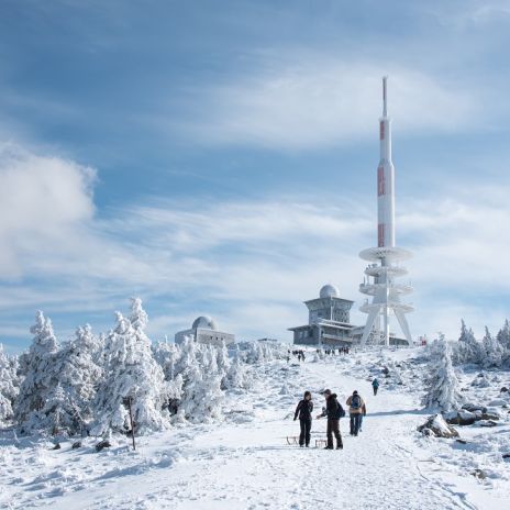 Brockengipfel im Winter