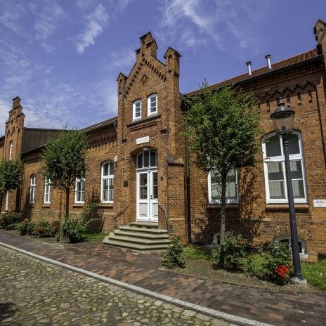 Historische Backsteinhäuser in Ribnitz-Damgarten