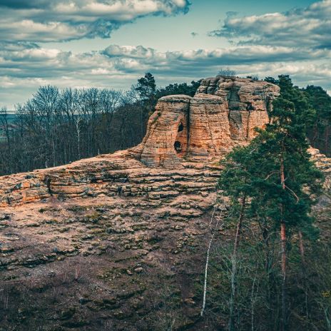 Klusfelsen bei Halberstadt Klusfelsen bei Halberstadt