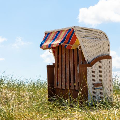 Strandkorb bei Horumersiel Strandkorb bei Horumersiel
