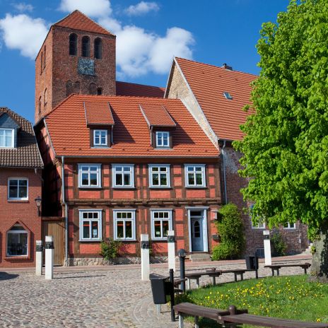 Altstadt in Waren an der Müritz