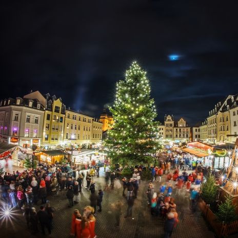 Weihnachtsmarkt in Plauen im Vogtland