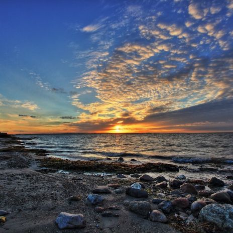 Sonnenuntergang auf Fehmarn