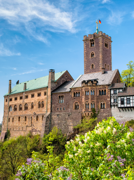 Die berühmte Wartburg bei Eisenach im Thüringer Wald - ©Andreas/stock.adobe.com