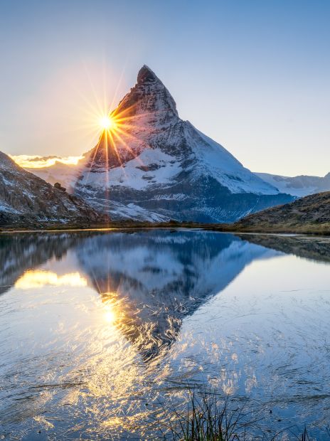 Matterhorn im Winter