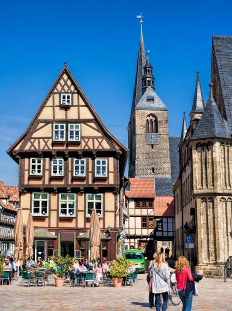 Die historische Altstadt von Quedlinburg 