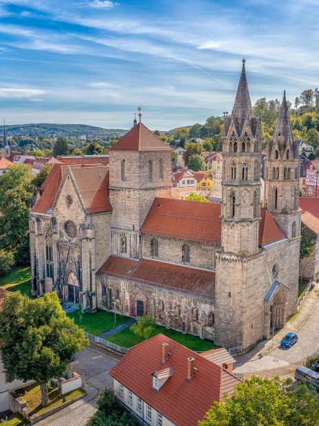 Arnstadt aus der Vogelperspektive